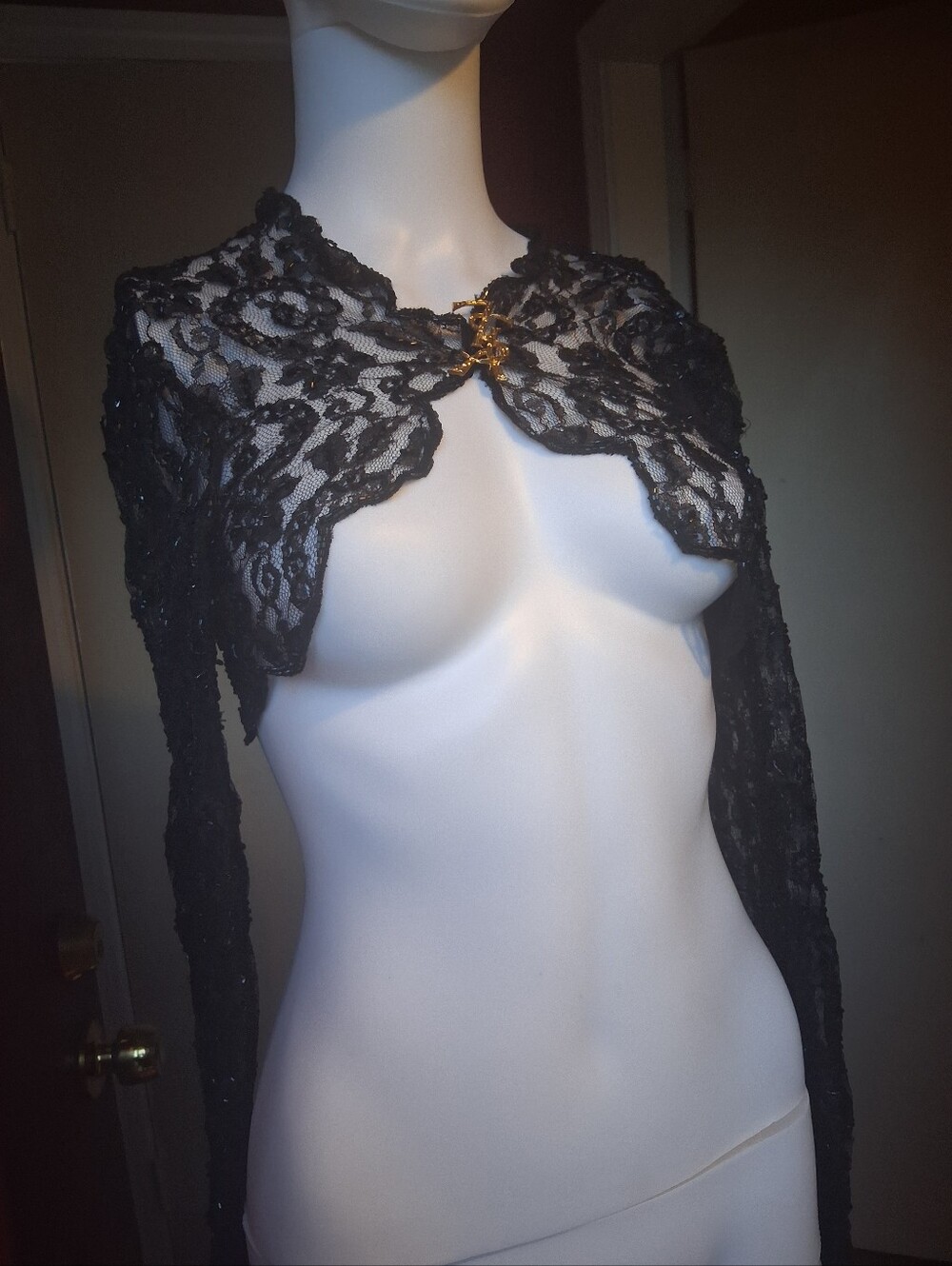 Black Lace Shrug Bolero